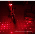 5 LED + 2 Laser Beam Rear Tail Bike Bicycle Light 9 Modes